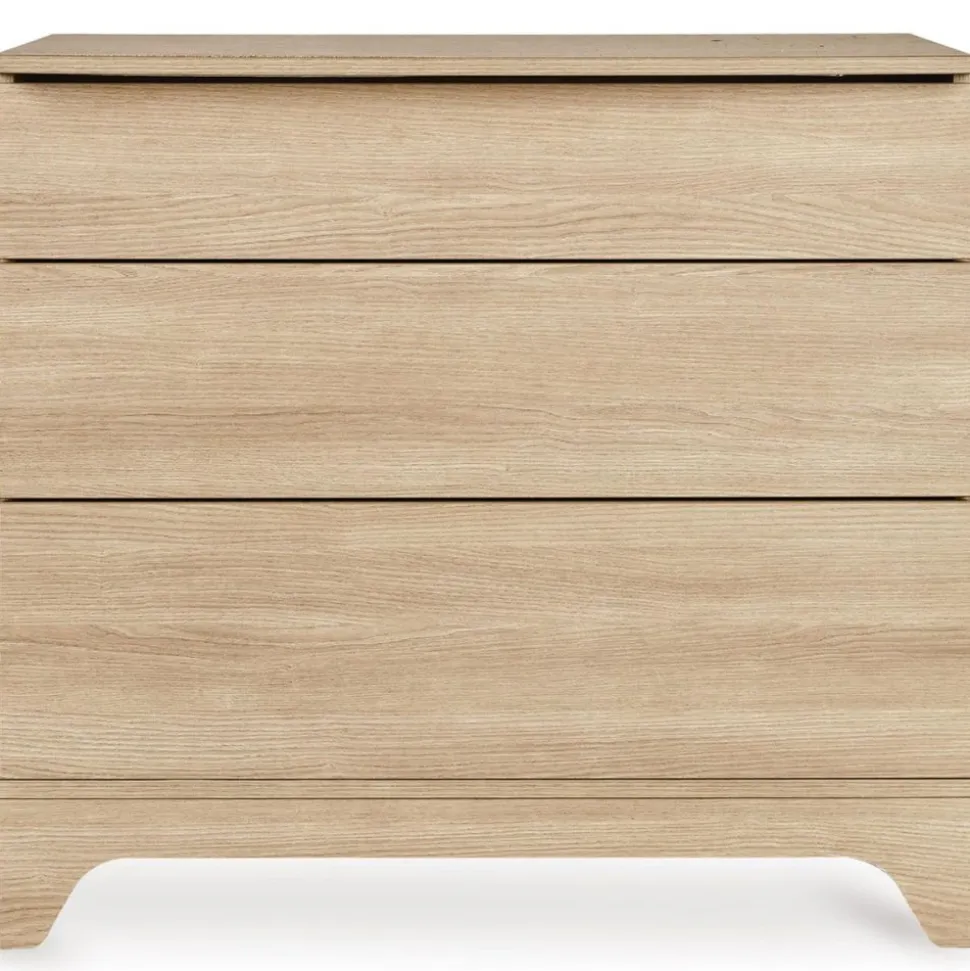 Chambre bébé duo tsugi lit 60 x 120 cm + commode avec plan à langer honey ash