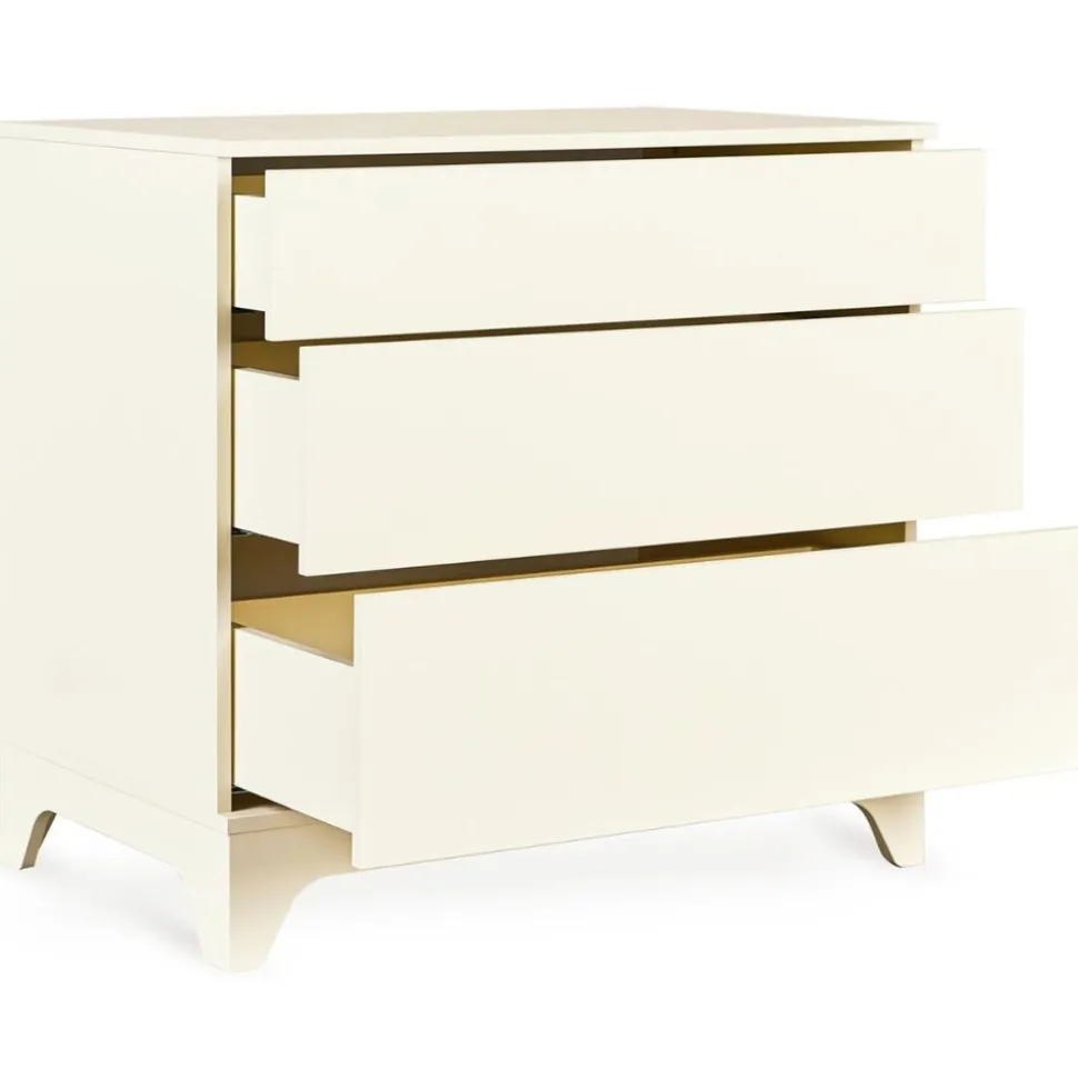 Chambre bébé duo tsugi lit 60 x 120 cm + commode avec plan à langer butter