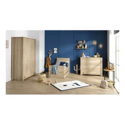 Chambre bébé trio + commode + armoire antonin bois