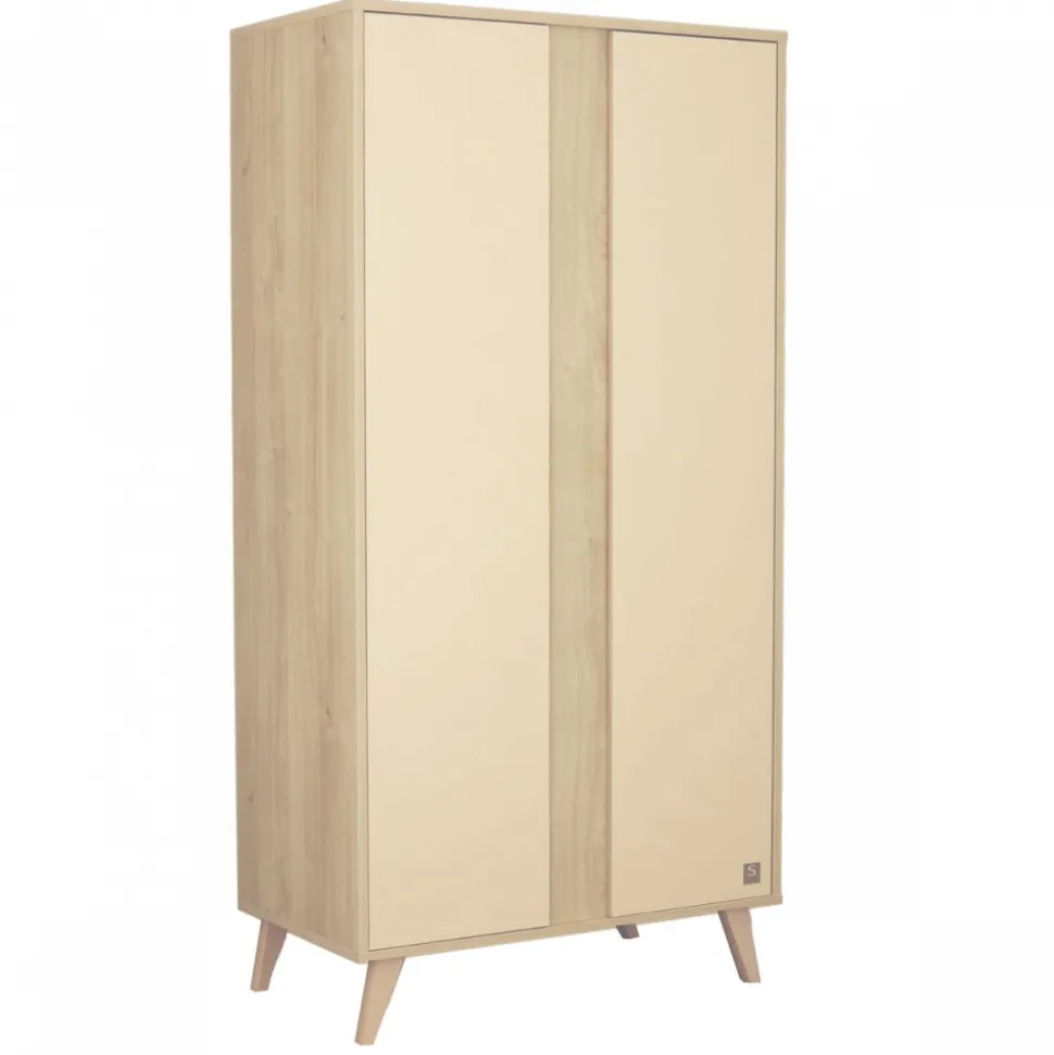 Chambre bébé trio lit + commode 3 tiroirs + armoire melinee