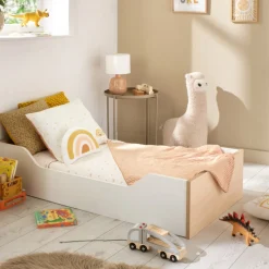 Chambre bébé trio lit 70x140cm + commode + armoire nature