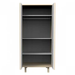 Chambre bébé trio lit 70x140cm + commode + armoire nature
