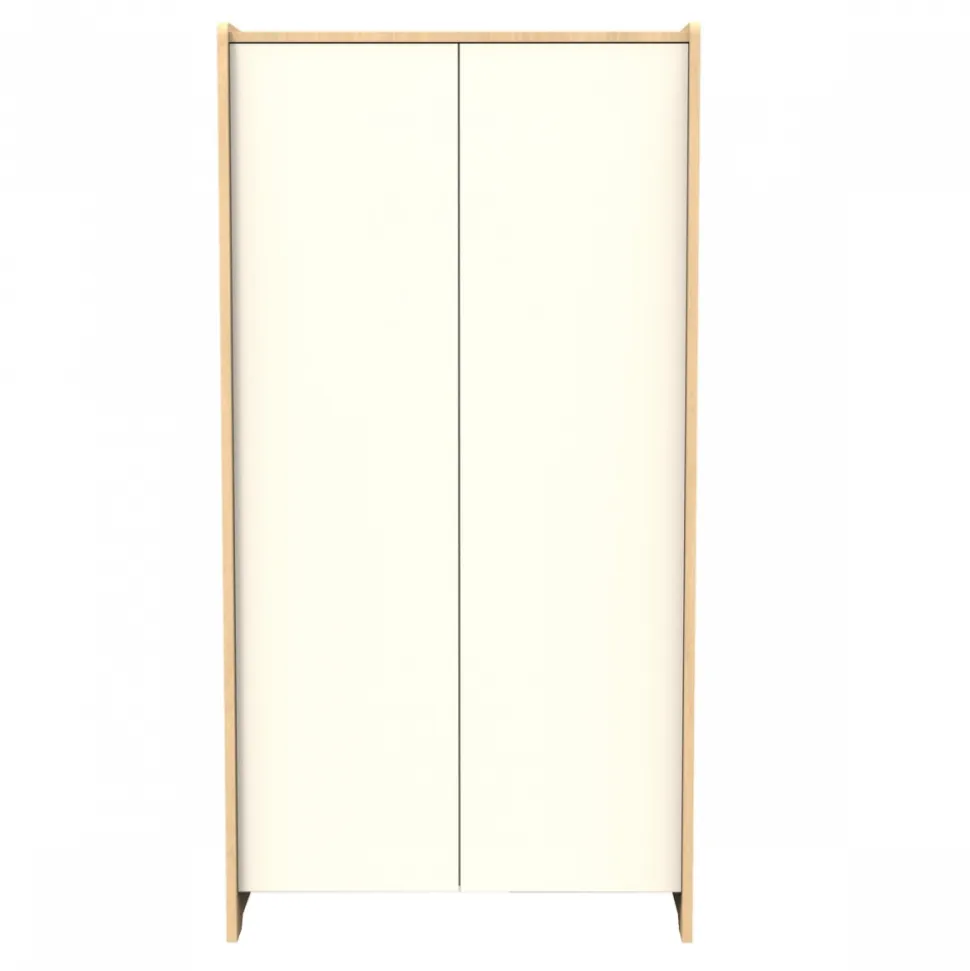 Chambre bébé trio lit 70x140cm + commode + armoire vanille