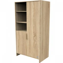 Chambre bébé trio lit 70x140cm + commode+ armoire azur