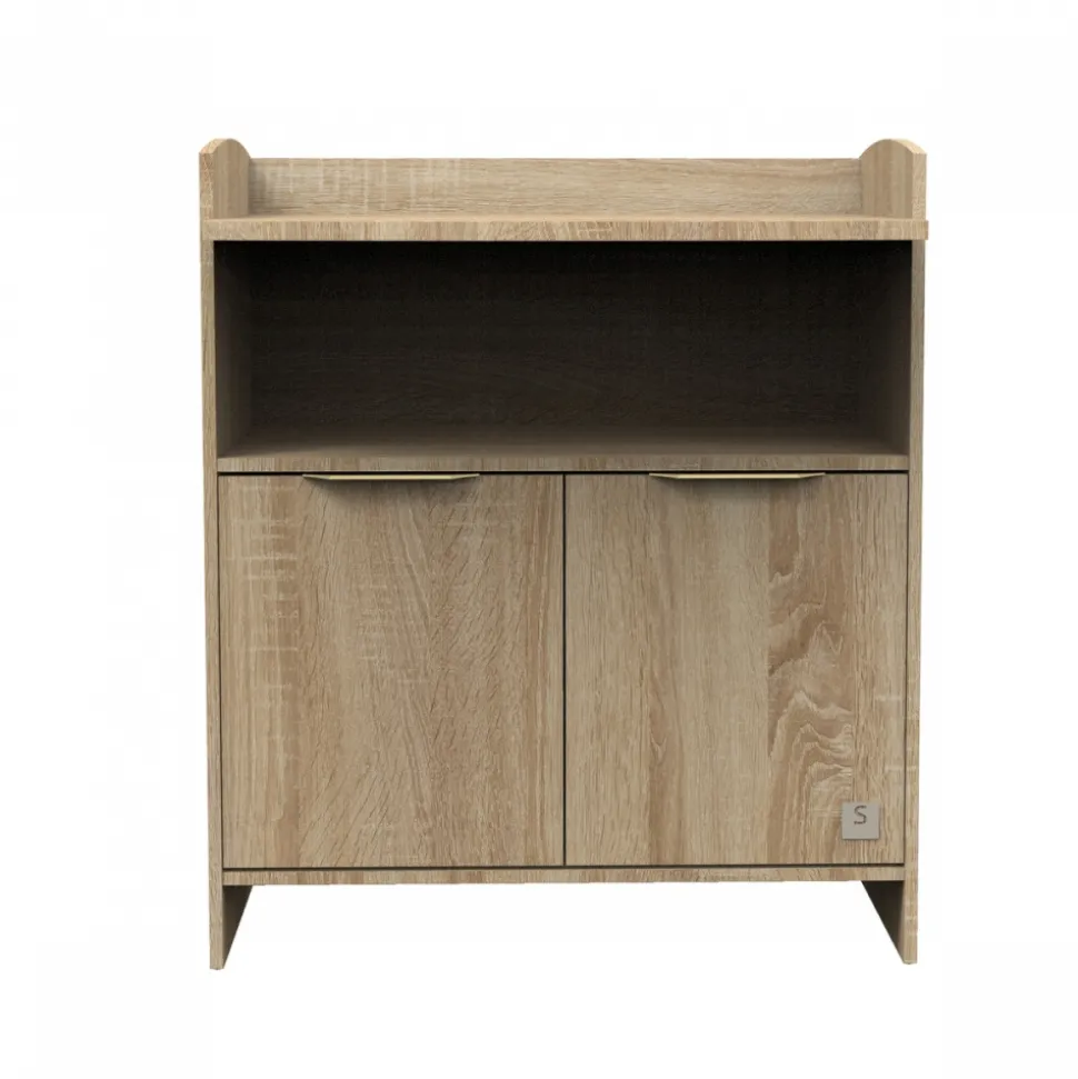 Chambre bébé trio lit 60x120cm + commode + armoire azur