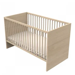 Chambre bébé trio lit 70x140cm + commode + armoire sauge tokyo