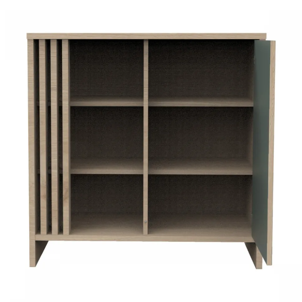 Chambre bébé trio lit 70x140cm + commode + armoire sauge tokyo