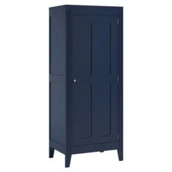 Chambre bébé trio lit 70x140 + commode + armoire indigo milenne