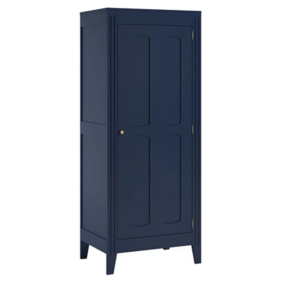 Chambre bébé trio lit 70x140 + commode + armoire indigo milenne
