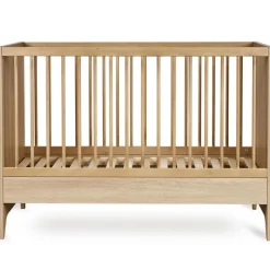 Chambre bébé trio tsugi lit 60 x 120 cm + armoire + commode avec plan à langer honey ash