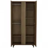 Chambre bébé trio 70x140 cm + commode + armoire mokka