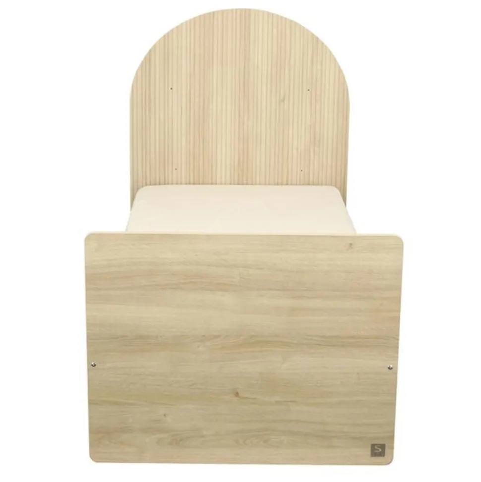 Chambre duo arche lit transformable + commode/bureau chêne