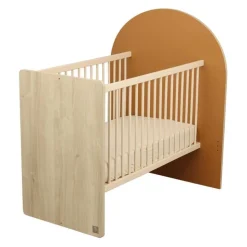 Chambre duo arche lit transformable + commode/bureau caramel