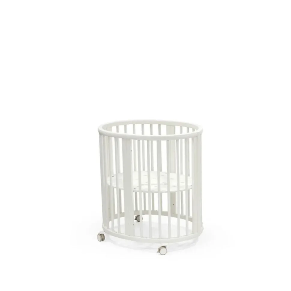 Chambre duo berceau sleepi blanc + commode sleepi blanc