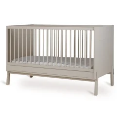 Chambre duo lit bébé 70x140 cm ashi argile+commode 3 tiroirs ashi argile avec plan à langer