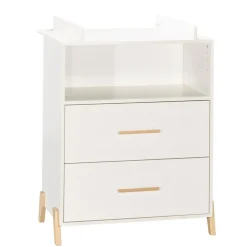 Chambre duo lit + commode joy naturel