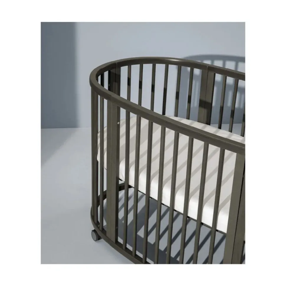 Chambre duo lit sleepi gris + commode sleepi blanc