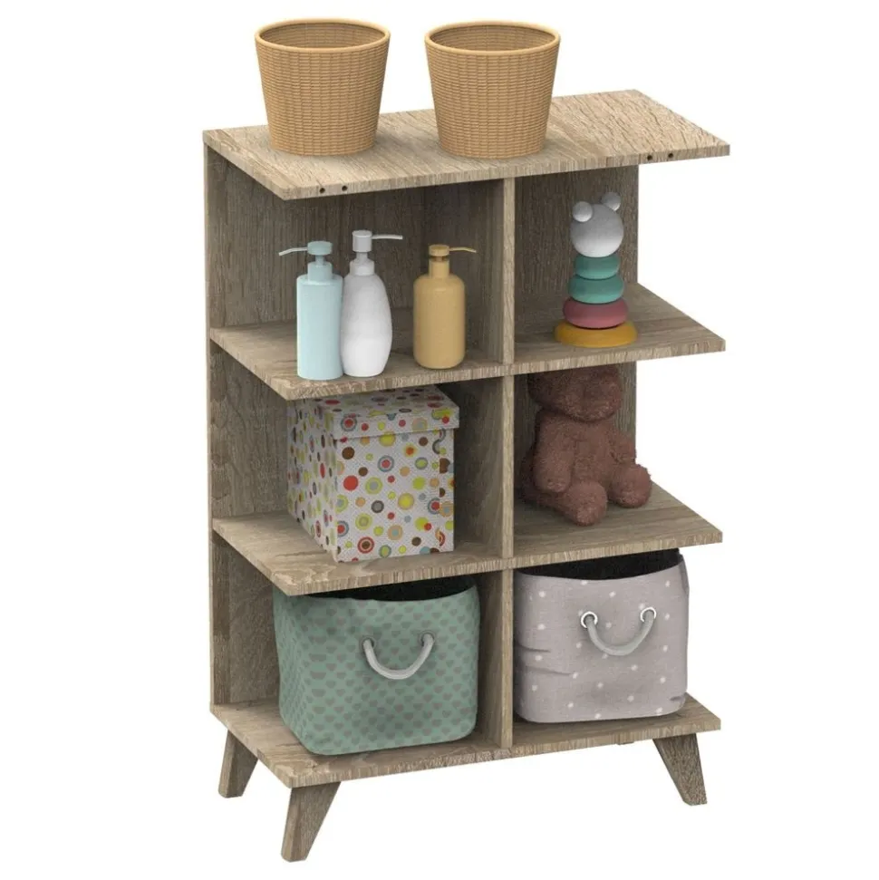 Chambre duo lit 70x140 + commode nova rose canyon