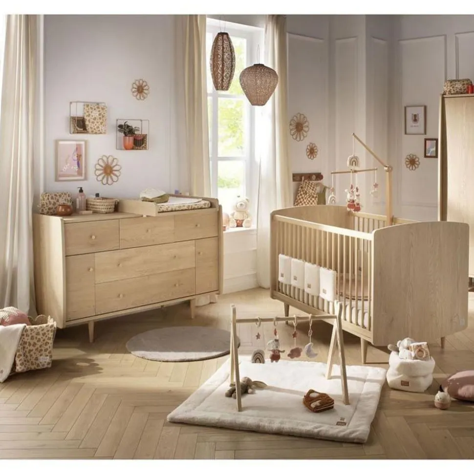 Chambre duo my love 140*70 cm avec commode xxl