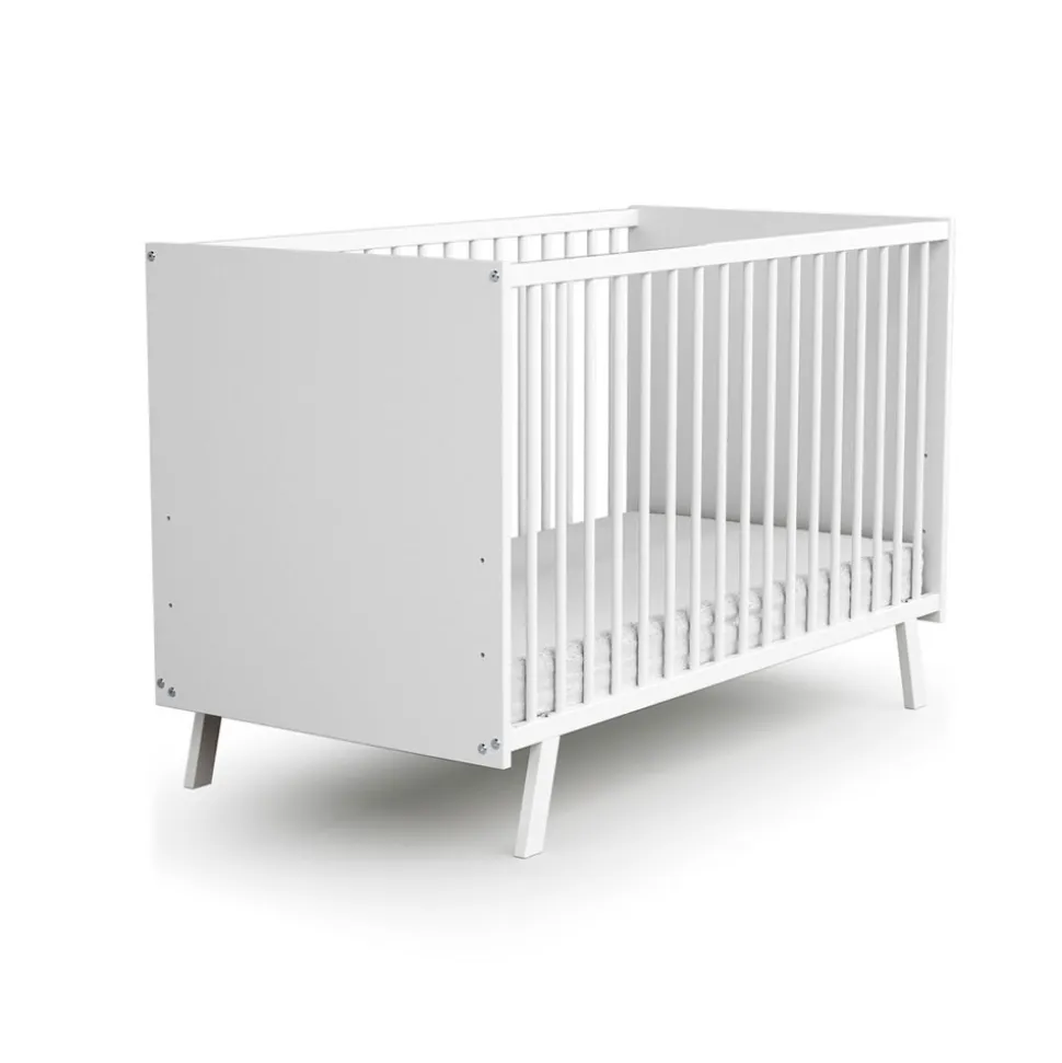 Chambre trio carnaval lit + armoire + meuble à langer blanc