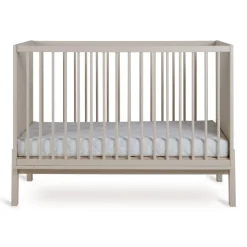 Chambre trio lit bébé 60x120 cm ashi argile+commode 3 tiroirs ashi argile avec plan à langer+armoire 2 portes ashi argile