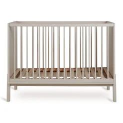 Chambre trio lit bébé 60x120 cm ashi argile+commode 3 tiroirs ashi argile avec plan à langer+armoire 2 portes ashi argile