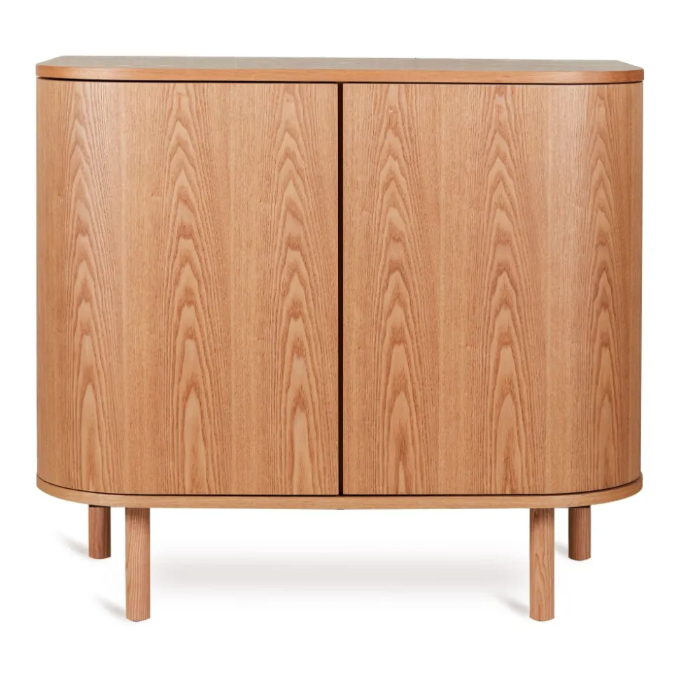 Chambre trio lit bébé 110x70 cm yume ash + commode 2 portes + armoire 2 portes