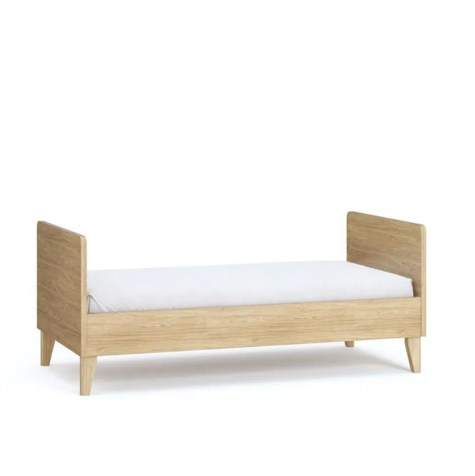 Chambre trio muve chêne lit 70x140 cm + commode + armoire 2 portes