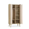 Chambre trio vintage fresh beige lit 70x140 cm + commode + armoire 2 portes