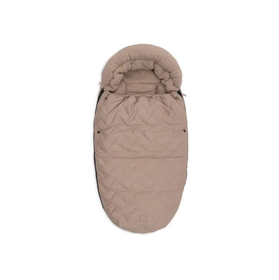 Chancelière hiver pour poussette embossed milky coffee