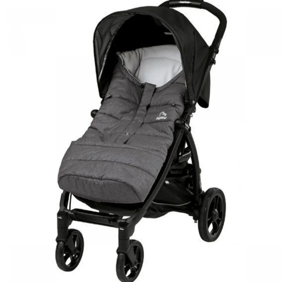Chancelière pour poussette vario foot muff gris
