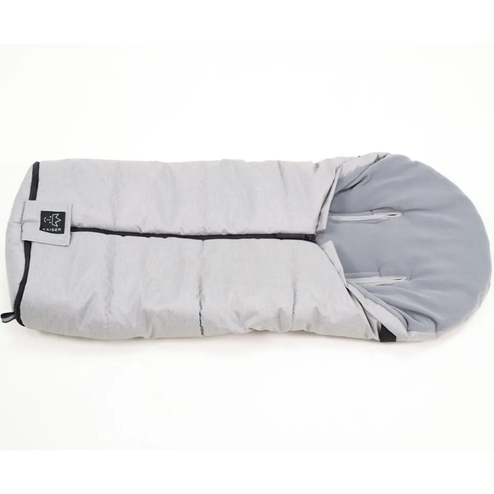 Chancelière poussette jooshi light grey melange