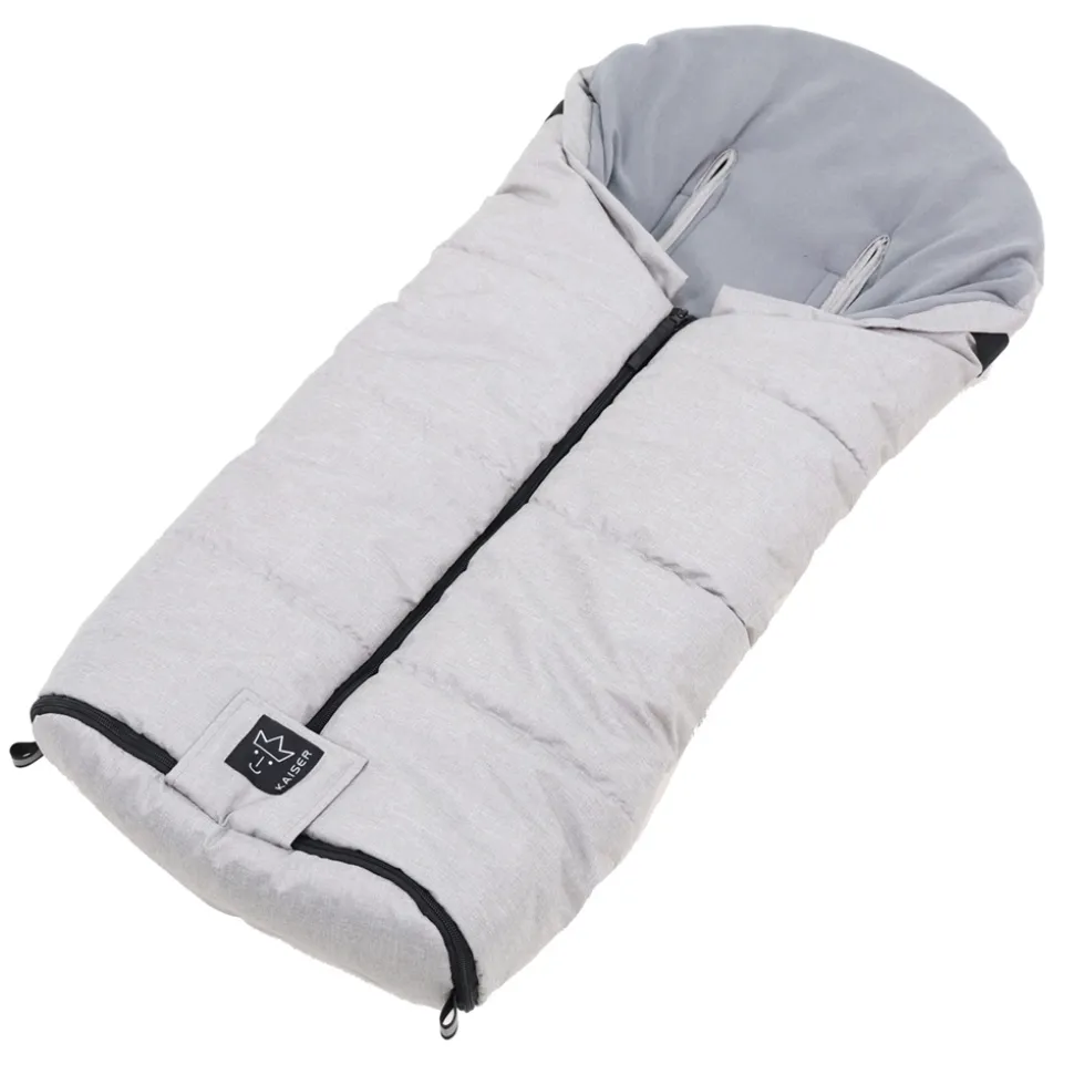 Chancelière poussette jooshi light grey melange