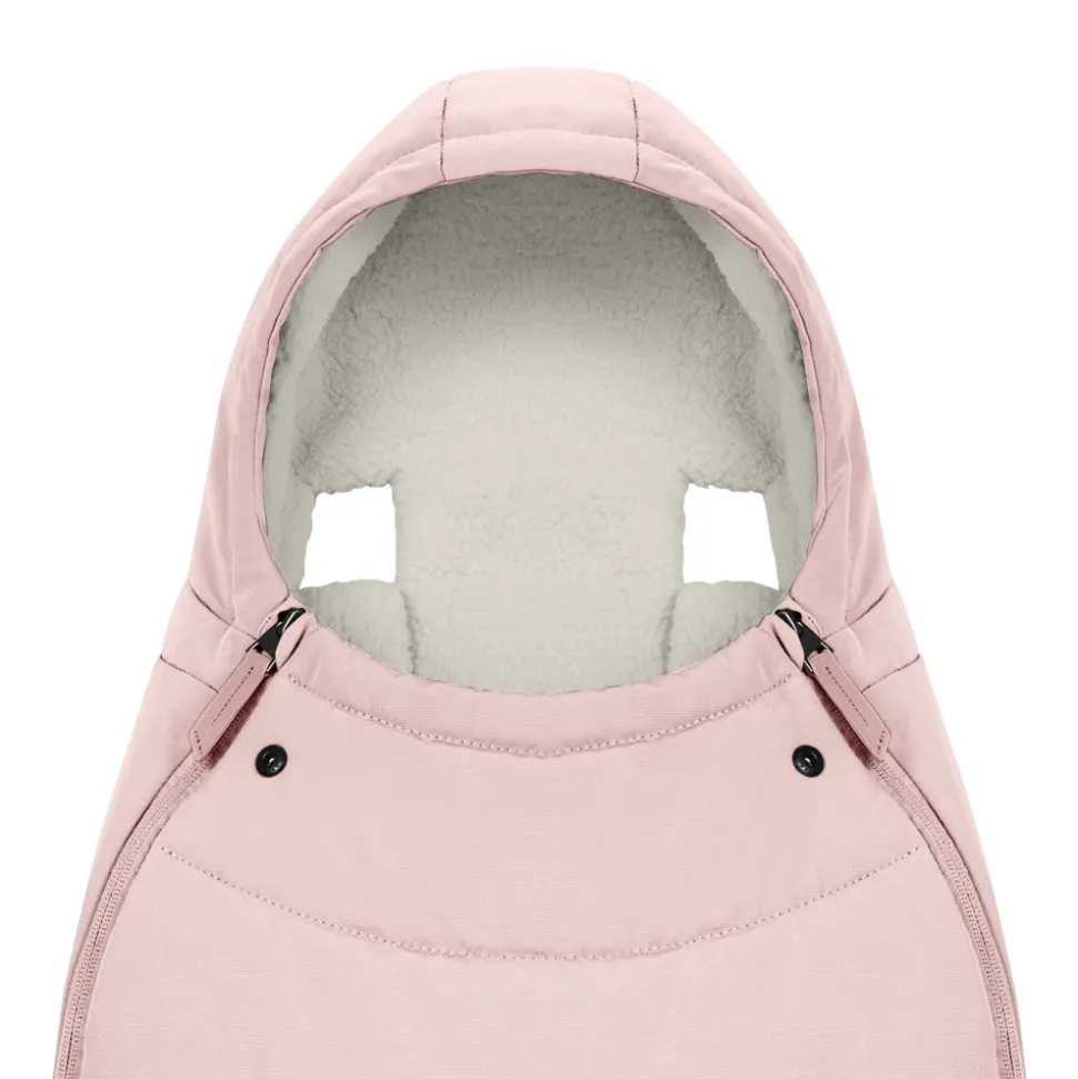 Chancelière poussette platinum peach pink