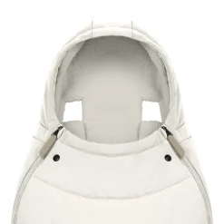Chancelière poussette platinum off white