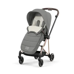 Chancelière poussette platinum mirage grey