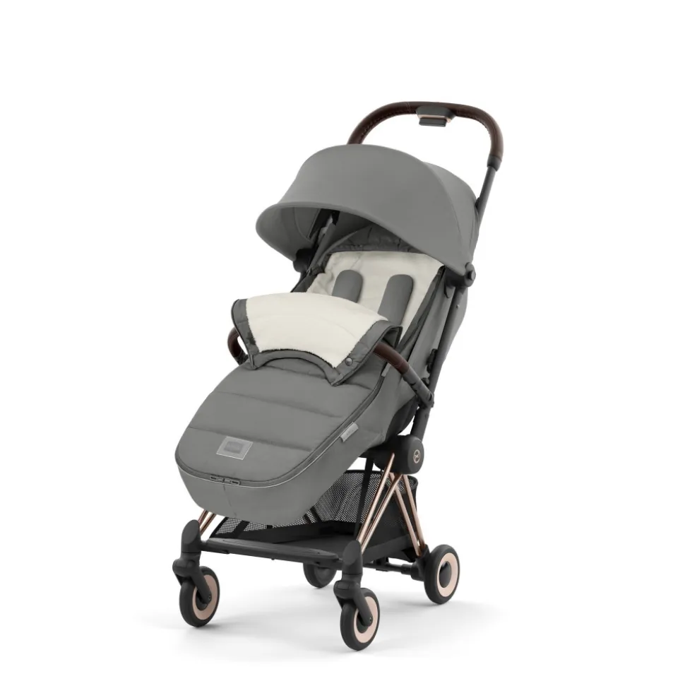Chancelière poussette platinum mirage grey
