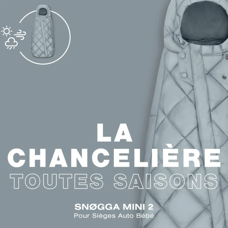 Chancelière universelle siège auto snogga mini 2 beach blue