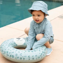 Chapeau anti uv - 4-8 ans léopard vert