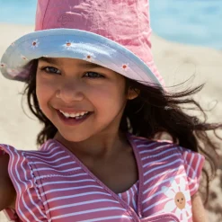 Chapeau anti uv réversible - 0-1 an marguerite