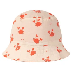 Chapeau anti uv réversible - 0-1 an oh crabe !