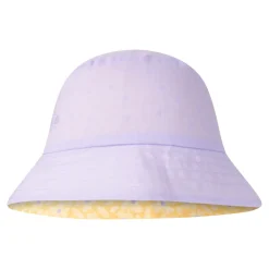Chapeau anti uv réversible fleurs jaunes - 4-8 ans