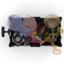 Chariot de transport pliable rollster noir