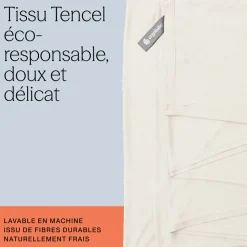 Écharpe de portage aura en tissu tricoté camel
