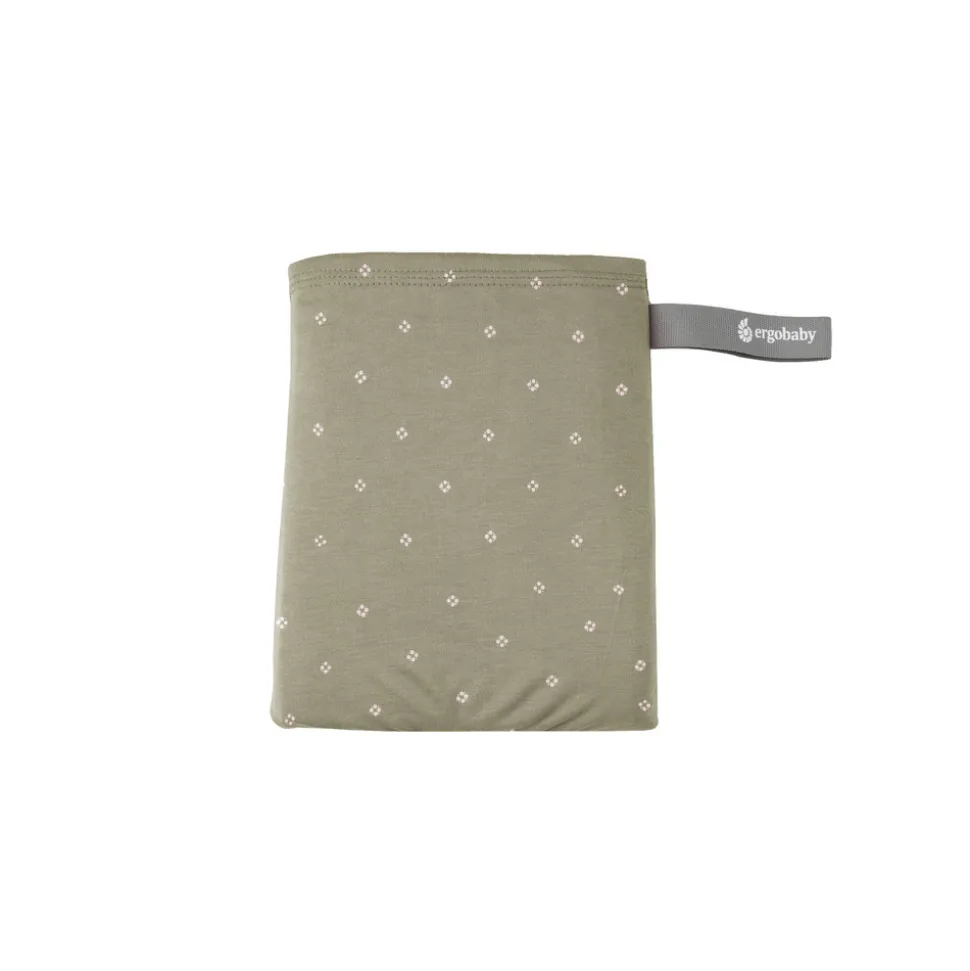 Écharpe de portage aura en tissu tricoté olive diamonds