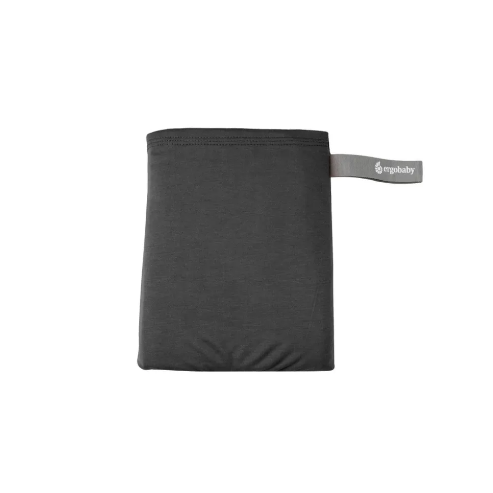 Écharpe de portage aura en tissu tricoté noir clair