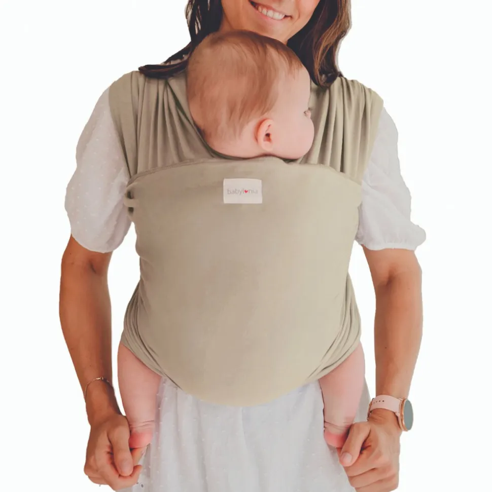 Écharpe de portage tricot-slen bio white pepper