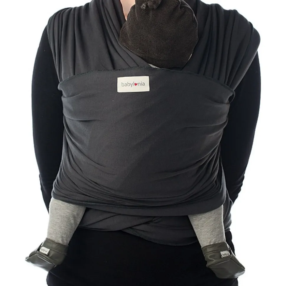 Écharpe de portage tricot-slen bio dark grey