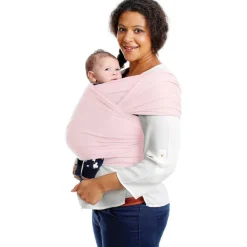 Écharpe de portage tricot-slen bio soft pink