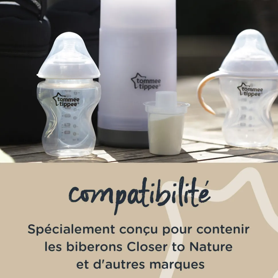 Chauffe biberon et petits pots de voyage